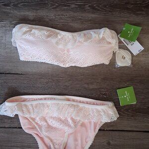 Kate Spade Point Loma Ruffle Bikini Swimsuit Size Medium or size Small